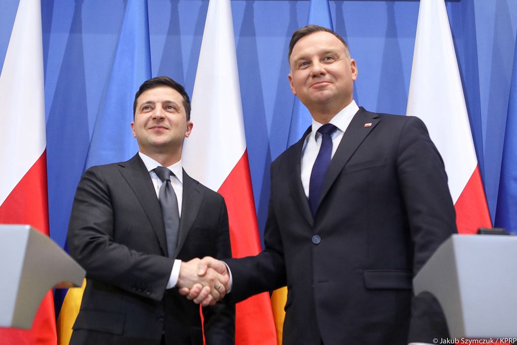 Andrzej Duda and Volodymyr Zelenskiy, presidents of Poland and Ukraine. Photo: Polish President's Chancellery