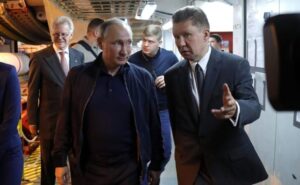 The president of Russia with the chairman of Gazprom. Picture by the Office of the President of Russia