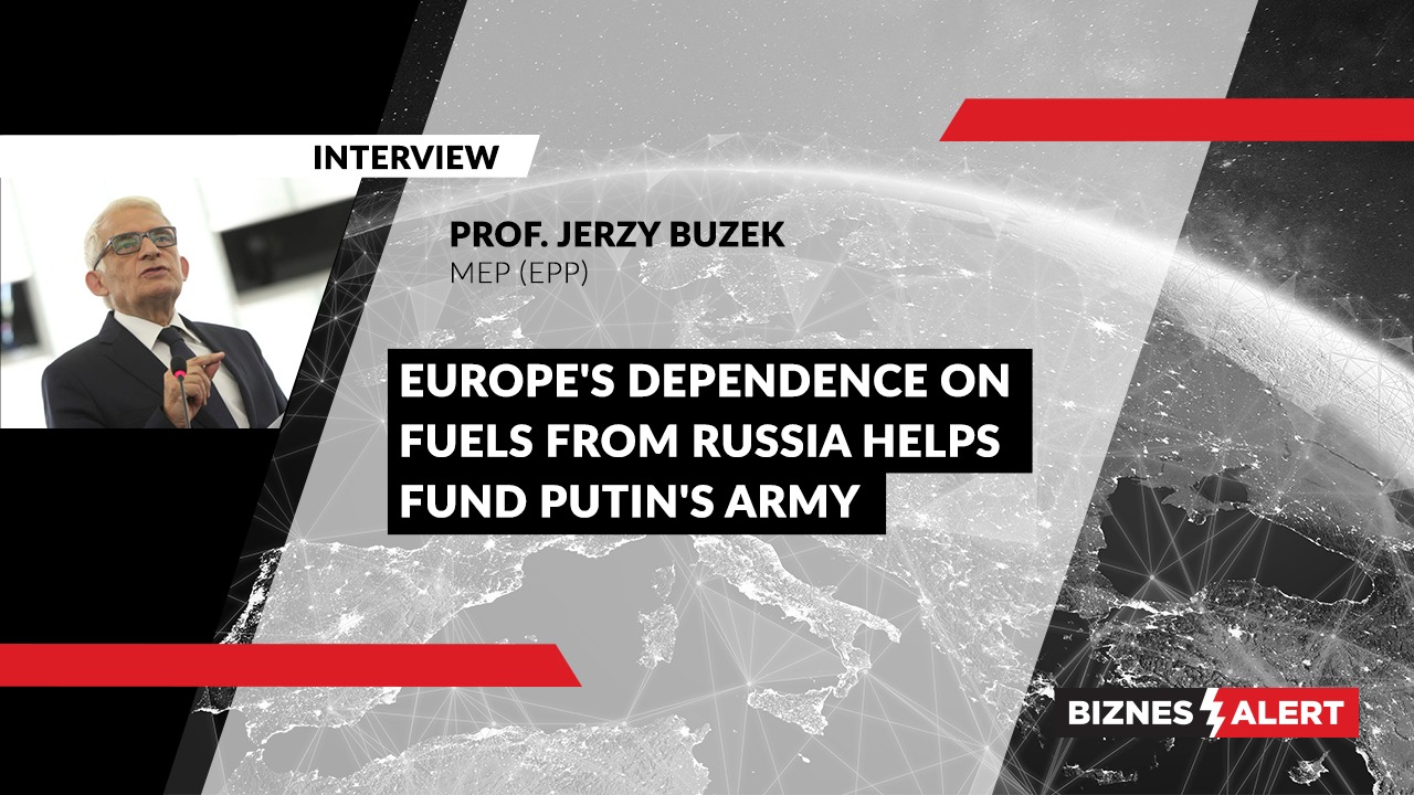 Jerzy Buzek. Graphic: Karolina Buczkowska