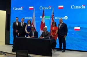 OSGE agreement in Canada. Picture by OSGE.