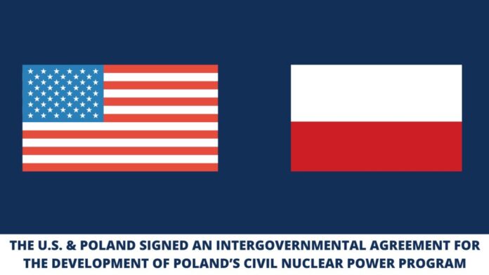 Poland-USA agreement on nuclear energy. Photo: U.S. Department of State