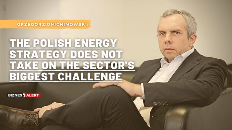 Onichimowski: Polish energy strategy does not take on the sector’s biggest challenge (INTERVIEW)