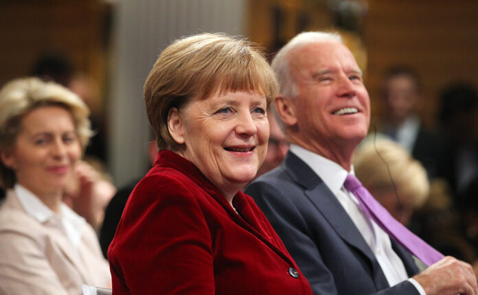 Angela Merkel and Joe Biden. Fot. Flickr