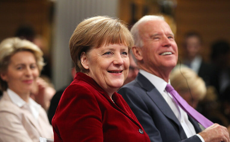 Angela Merkel and Joe Biden. Fot. Flickr