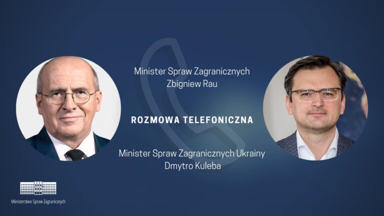 Ministers of foreign affairs from Poland and Ukraine. Photo: Polish MFA