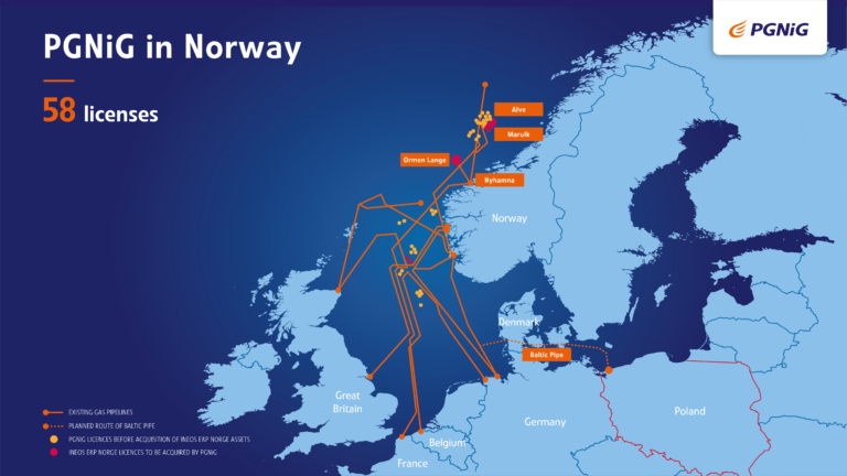 Polish Briefing: PGNiG to acquire 21 licences on the Norwegian Continental Shelf