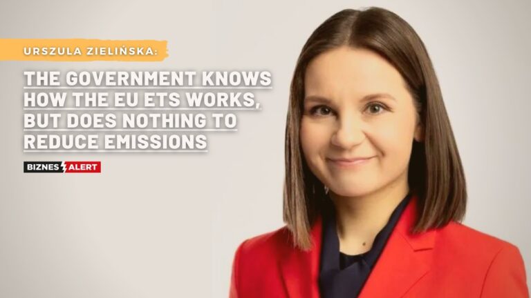 Zielińska: the government knows how the EU ETS works, but does nothing to reduce emissions (INTERVIEW)