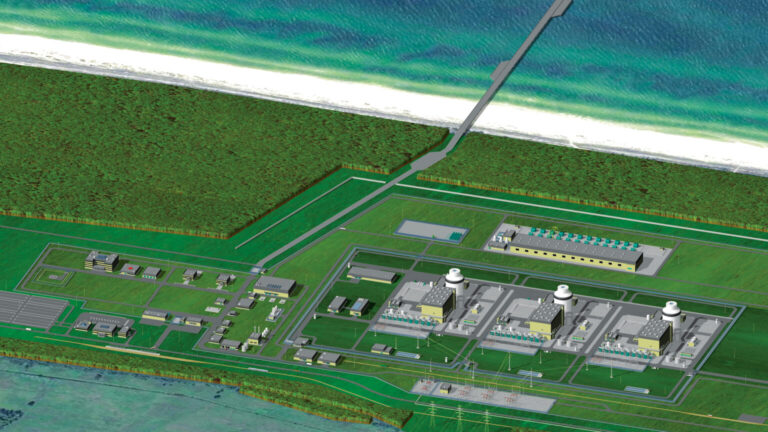 A Westinghouse visualization of Poland's NPP in Pomerania. Picture by Westinghouse.