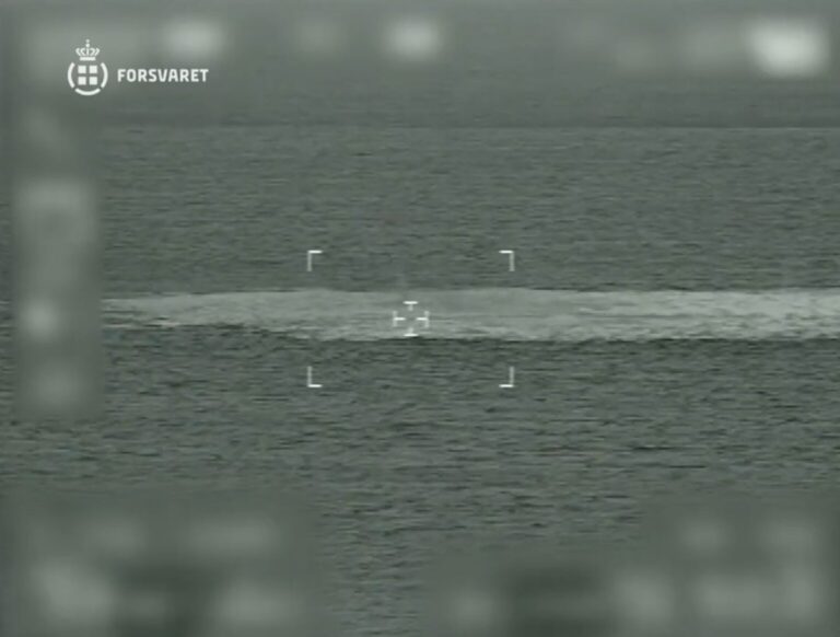 Gas leaks from Nord Stream 1 and 2. Piture by Forsvaret.