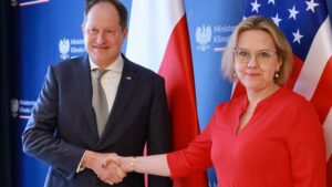 U.S.-Poland nuclear talks. Poland's Minister of Climate and US Ambassador to Poland Picture by Ministry of Climate and Environment