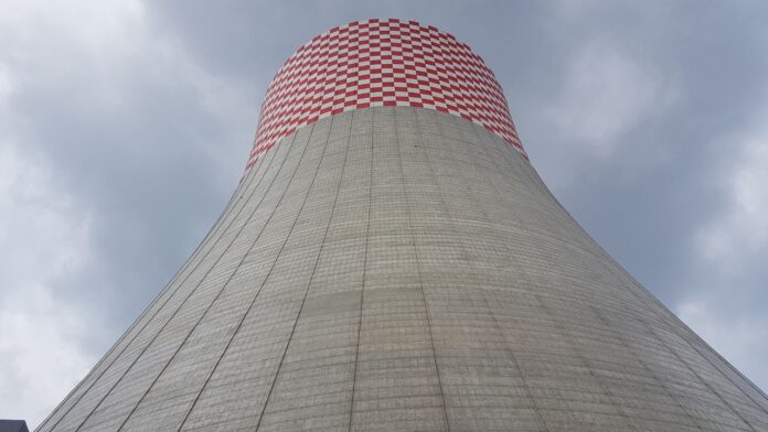 Chimney in Jaworzno Power Plant. Picture by Piotr Stępiński/BiznesAlert.pl