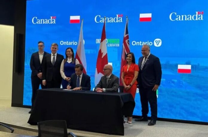 OSGE agreement in Canada. Picture by OSGE.