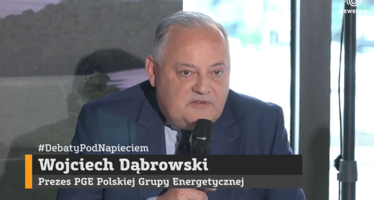 President of PGE Wojciech Dąbrowski. Picture by BiznesAlert.pl