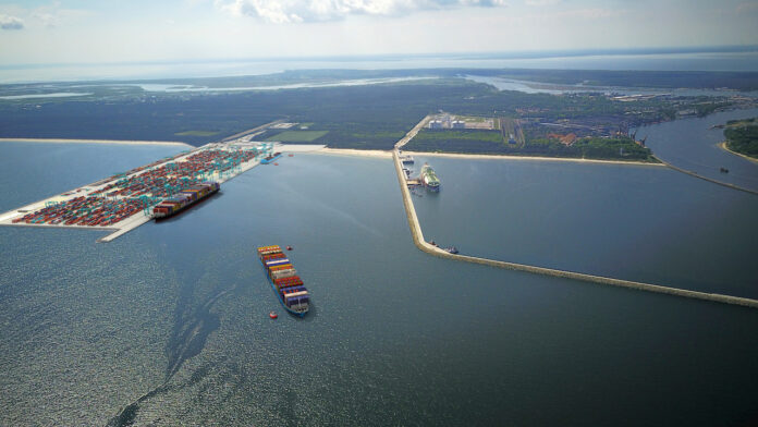 Container terminal visualization. Picture by Port Szczecin