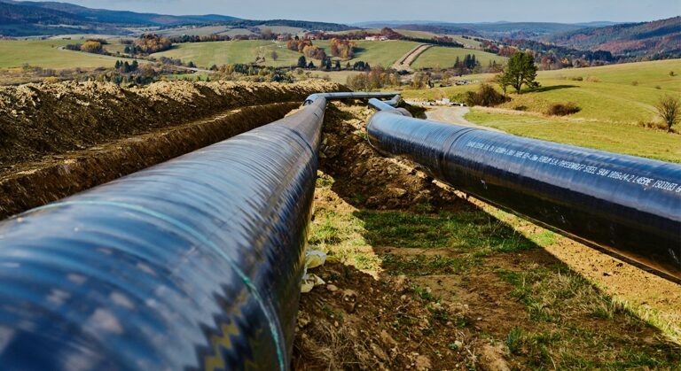 Picture by Gaz-System, Strachocina-Polish border gas pipeline, which is part of a new cross-border gas pipeline.