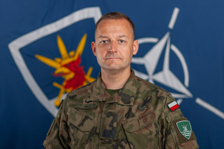 General Tomasz Kowalik, Multinational Corps Northeast