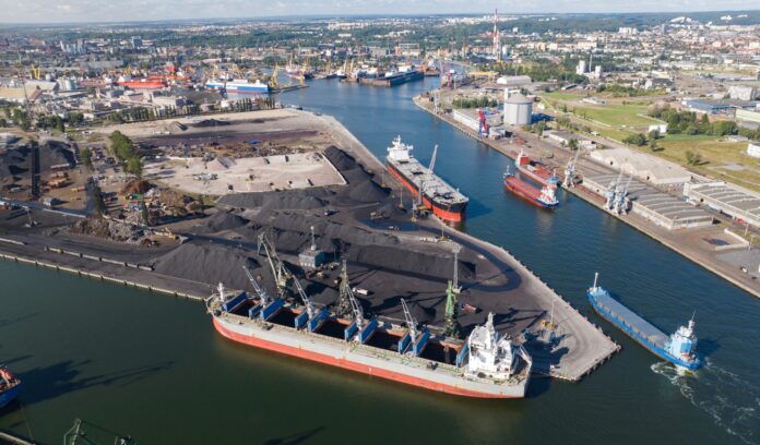 "The second channel of the Port of Gdańsk. Photo: Port of Gdańsk."