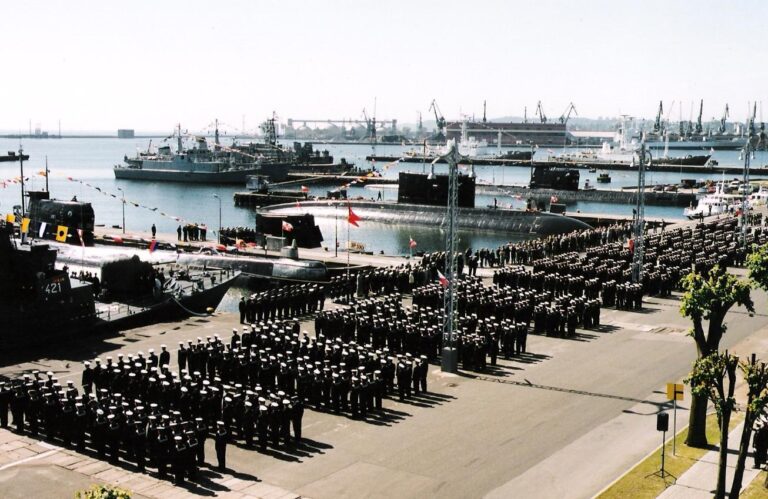 Gdynia Military Port.