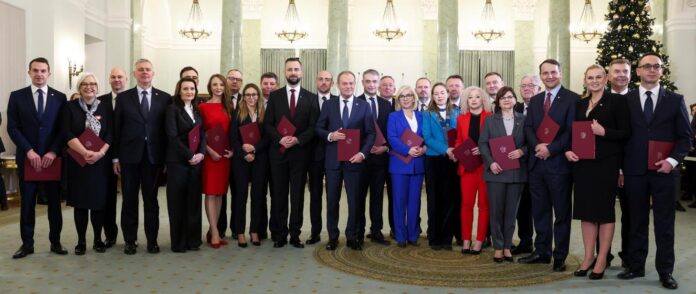 The swearing-in of Donald Tusk's government. Picture by The Prime Minister's Office.