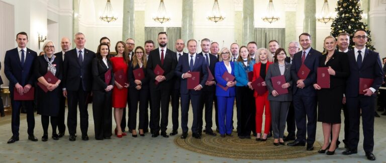 The swearing-in of Donald Tusk's government. Picture by The Prime Minister's Office.