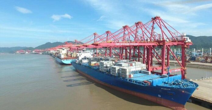 Ningbo cargo terminal in China. Picture by Ningbo Terminal