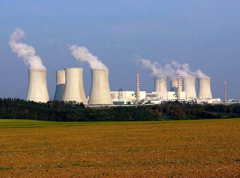 Dukovany nuclear power plant, source: Wikipedia