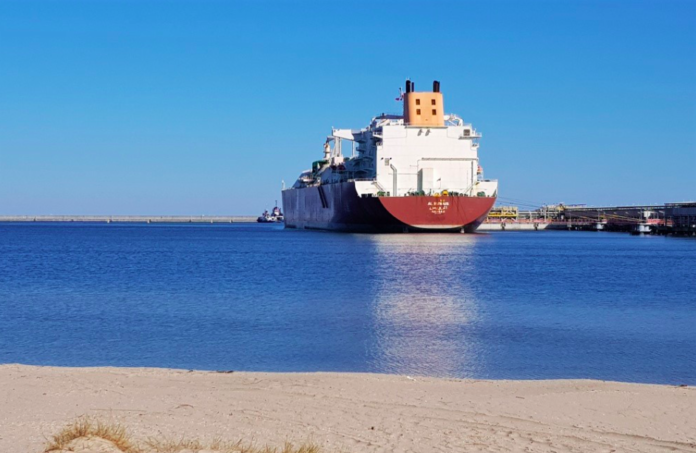 88th delivery of LNG to the terminal in Świnoujście. Picture by Polish LNG