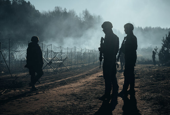 Migration crisis on the Polish-Belarusian border. Operation Strong Support. Picture by Ireneusz Dorożanski / DWOT.